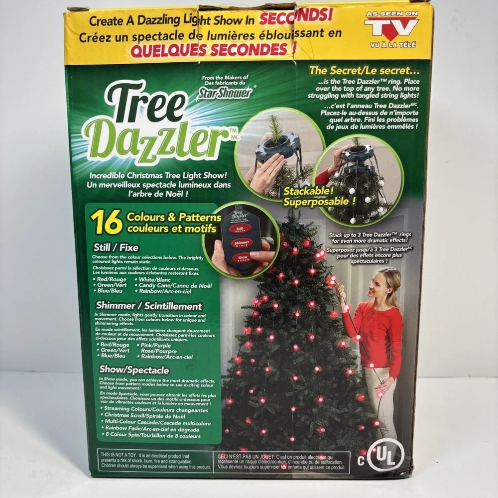 Tree Dazzler Star Shower LED Multicolor Christmas Tree Lights Tested-VIDEO